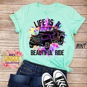 JEEP Life Is A Beautiful Ride Shirt, Jeep Shirt